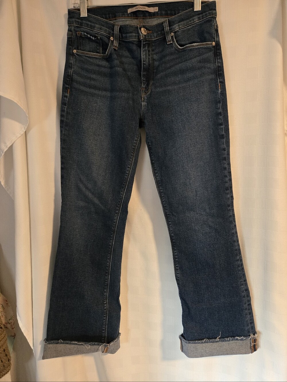 Hudson Jeans Dark Indigo Straight Leg Jeans